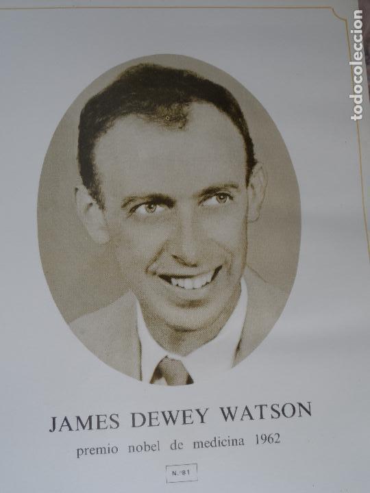 Coleccionismo: JAMES DEWEY WATSON  PREMIO NOBEL MEDICINA  1962 ANVERSO FOTO REVERSO BIOGRAFIA