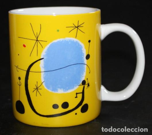 Coleccionismo: Taza mug porcelana - MIR&Oacute; (L'or de l'Azur, 1967)