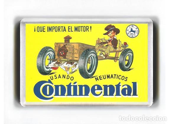 Coleccionismo: IMAN ACRILICO NEVERA - PUBLICIDAD NEUMATICOS CONTINENTAL