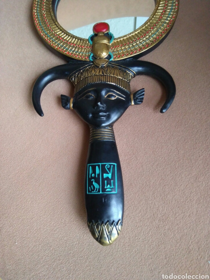 Coleccionismo: Espejo de Egipto Modelo Cleopatra - Foto 3