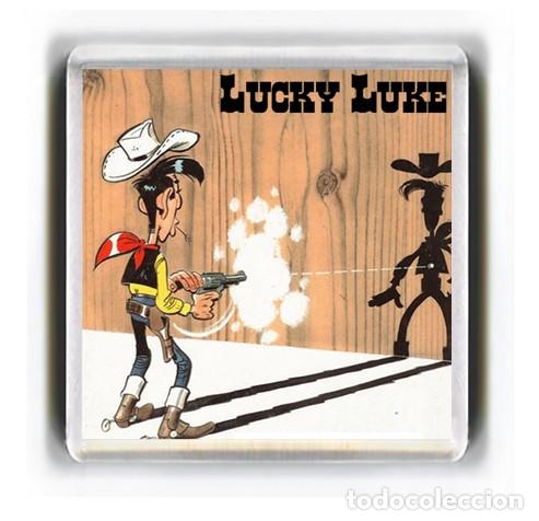 Coleccionismo: IMAN ACRILICO NEVERA - COMIC LUCKY LUKE - Foto 1