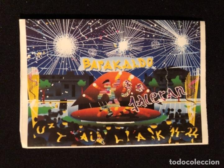 Coleccionismo: PROGRAMA DE FIESTAS DEL CARMEN 1990, BARAKALDO. FORMATO ACORDE&Oacute;N. OL&Eacute;-OL&Eacute;, AEROL&Iacute;NEAS FEDERALES, DUO