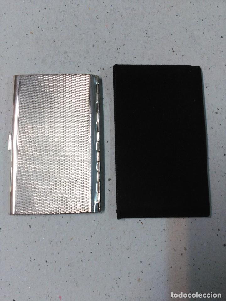 Coleccionismo: PITILLERA EN METAL CON FUNDA ORIGINAL - Foto 1