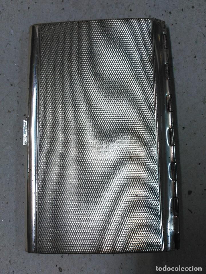 Coleccionismo: PITILLERA EN METAL CON FUNDA ORIGINAL - Foto 2