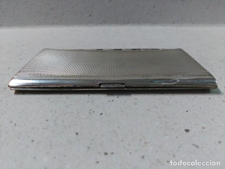 Coleccionismo: PITILLERA EN METAL CON FUNDA ORIGINAL - Foto 6