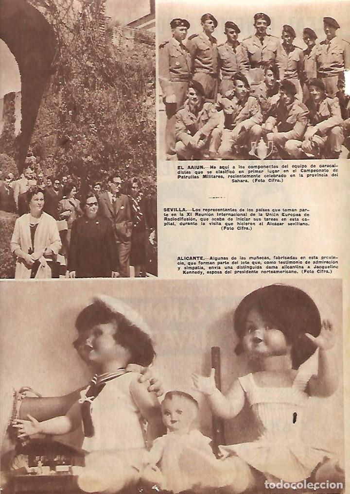 Coleccionismo: A&Ntilde;O 1962 RECORTE PRENSA MU&Ntilde;ECAS FABRICADAS EN ALICANTE ENVIO A JACQUELINE KENNEDY POR ADMIRACION