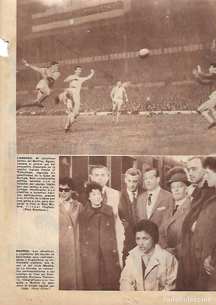 Collecting paper: A&Ntilde;O 1962 RECORTE PRENSA DIRECTIVO JUGADORES EQUIPO BALONCESTO FEMENINO YUGOSLAVIA CLUB MEDINA CORU&Ntilde;A