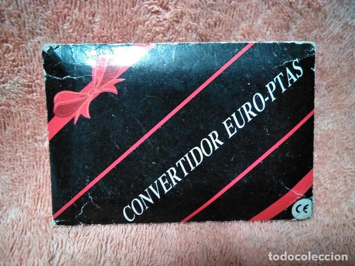 Collectionnisme: CONVERTIDOR EUROS PUBLICIDAD ALKIMIA ( hoy objeto de coleccion )