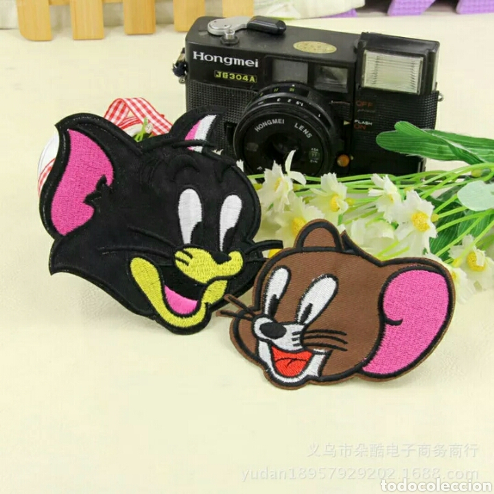 Coleccionismo: Tom and Jerry 2 parches termoadhesivos