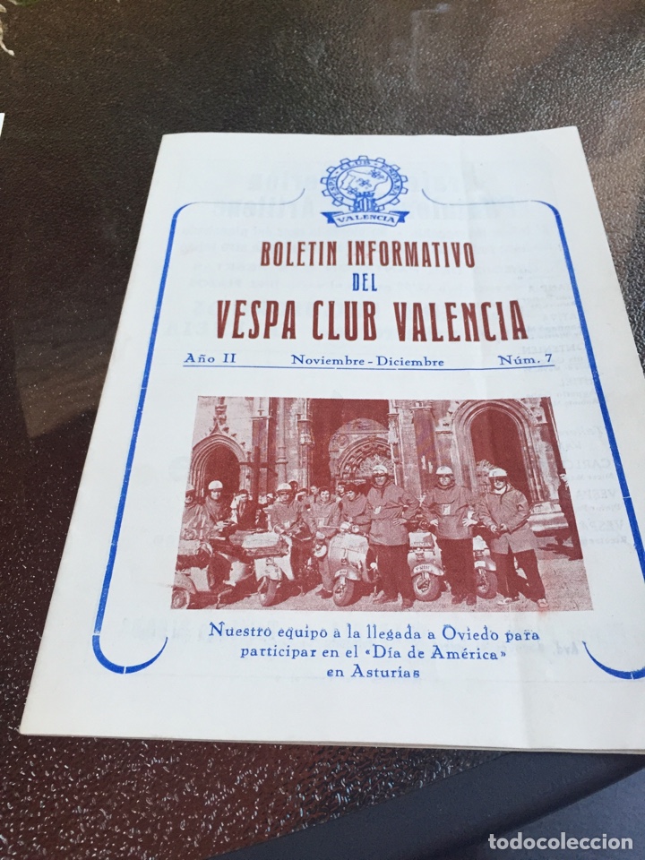 Coleccionismo: Bolet&iacute;n informativo del vespa club valencia