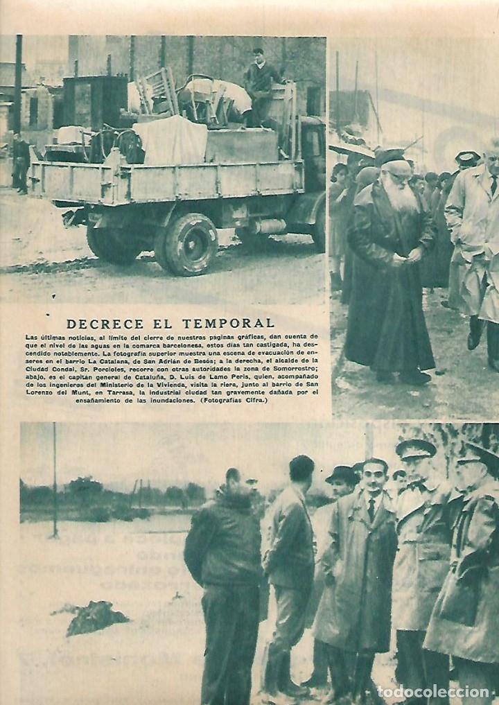 Coleccionismo: A&Ntilde;O 1962 RECORTE PRENSA INUNDACIONES BARRI LA CATALANA SANT ADRIA SOMORROSTRO TERRASSA SANT LLOREN&Ccedil;