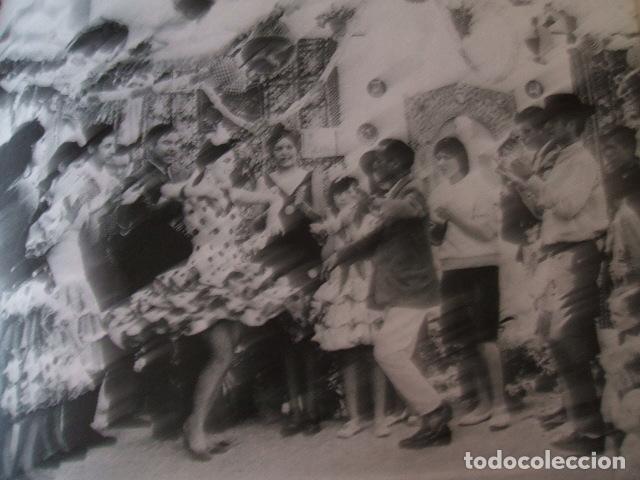 Coleccionismo: LEBRIJA SEVILLA FIESTAS DE LA CRUZ DE MAYO ANTIGUA LAMINA HUECOGRABADO A&Ntilde;OS 40