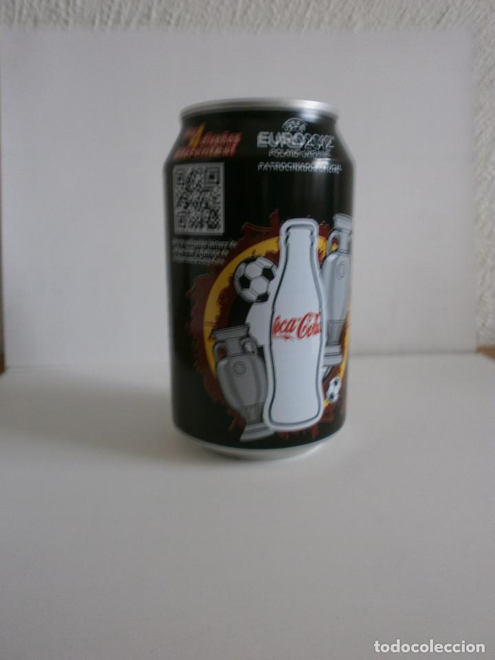 Coleccionismo: Lote de 4 latas de Coca Cola / Zero Eurocopa 2012 - Foto 1