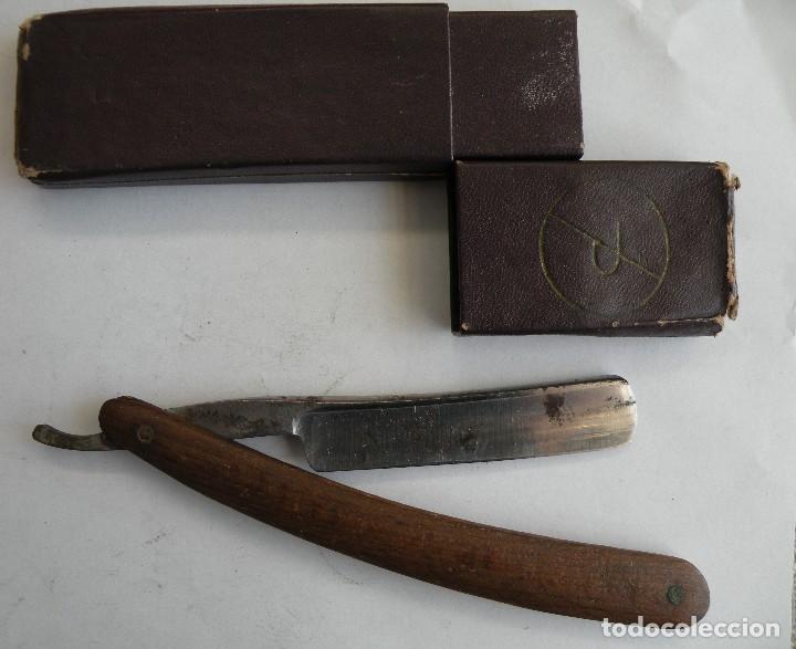 Coleccionismo: Cuchillo antiguo para afeitar ( sovi&eacute;tico) - Foto 1