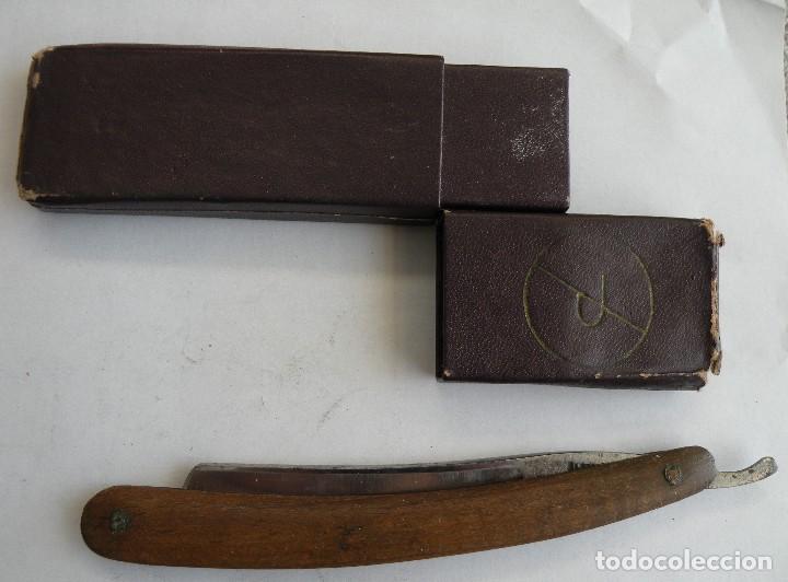 Coleccionismo: Cuchillo antiguo para afeitar ( sovi&eacute;tico) - Foto 2