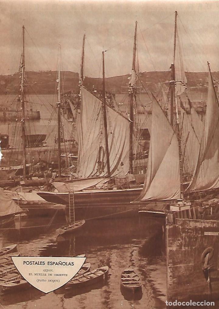 Collectionnisme: A&Ntilde;O 1931 RECORTE PRENSA FOTOGRAFIA GIJON MUELLE DE ORIENTE FOTO DUQUE