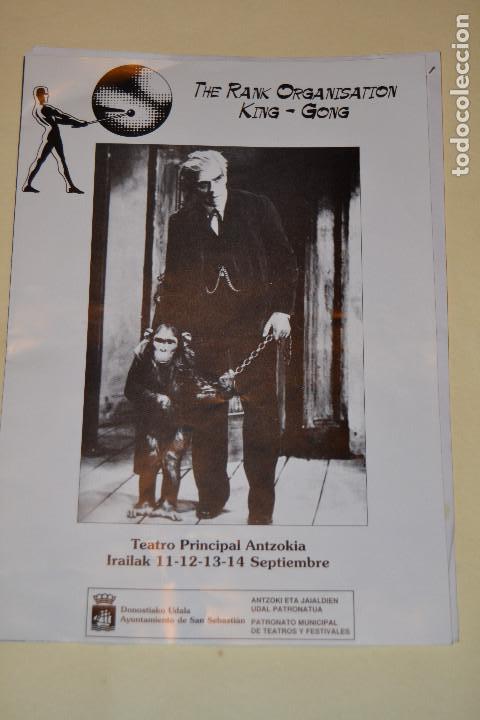Coleccionismo: FOLLETO KING-GONG DE SAN SEBASTIAN