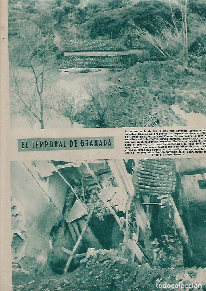 Collectionnisme: A&Ntilde;O 1963 RECORTE PRENSA TEMPORAL EN GRANADA UMBRIA DE MONACHIL RESCATE NI&Ntilde;OS