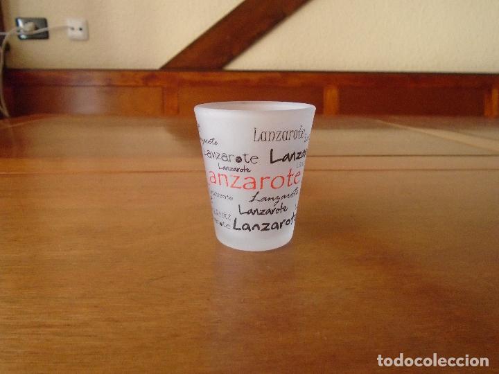 Sammeln: VASO DE CHUPITO RECUERDO DE LANZAROTE. CANARIAS.