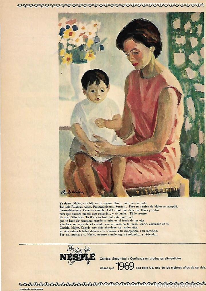 Colecionismo: A&Ntilde;O 1968 RECORTE PRENSA PUBLICIDAD NESTLE ALIMENTACION INFANTIL