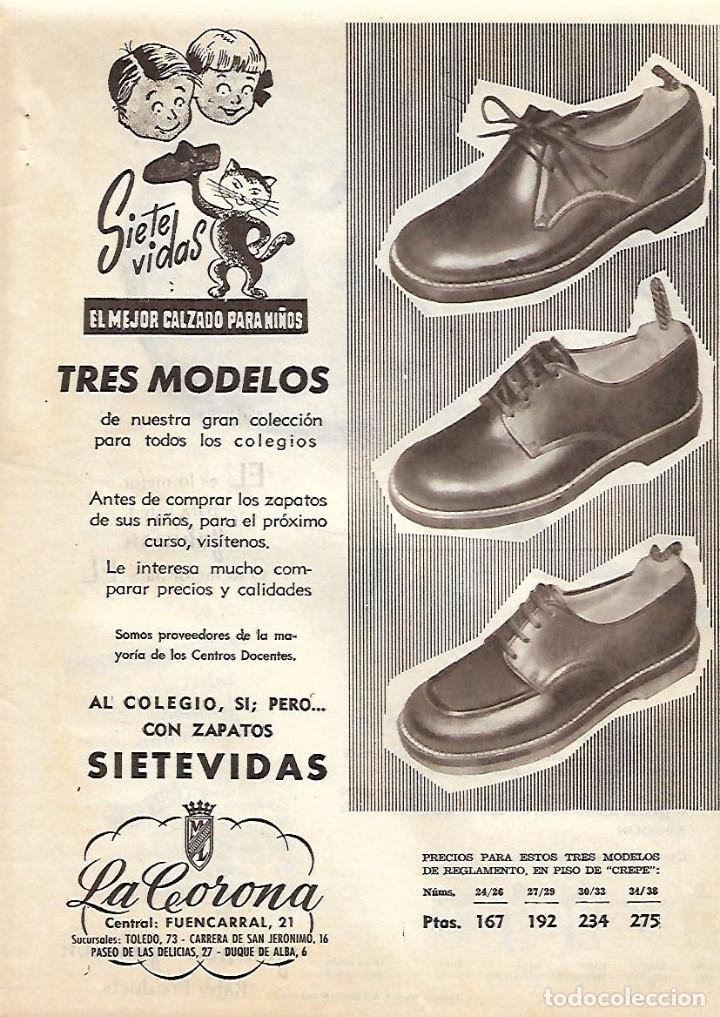 Coleccionismo: A&Ntilde;O 1963 RECORTE PRENSA PUBLICIDAD ZAPATOS CALZADO INFANTIL SIETEVIDAS LA CORONA JOHNSON BABY TALCO