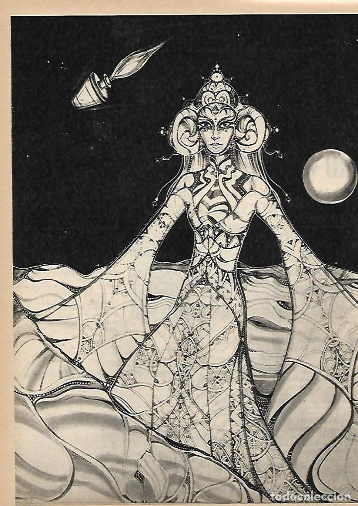 Coleccionismo: A&Ntilde;O 1969 RECORTE PRENSA ESCRITO FANTASIA LUNAR JOSE MARIA GIRONELLA DIBUJO SABOUNDJIAN ILUSTRACION