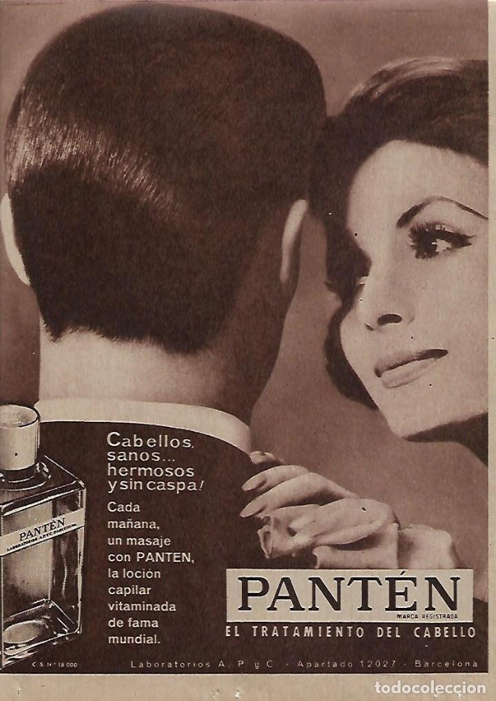 Colecionismo: A&Ntilde;O 1962 RECORTE PRENSA PUBLICIDAD LOCION CAPILAR PANTEN
