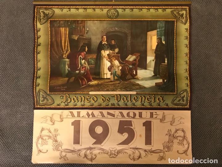 Collecting paper: Valencia. Almanaque 1951 (Banco de Valencia)