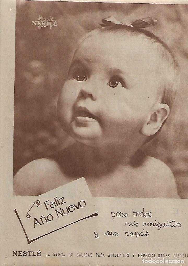Coleccionismo: A&Ntilde;O 1960 RECORTE PRENSA PUBLICIDAD NESTLE BONITA FELICITACION DE A&Ntilde;O NUEVO