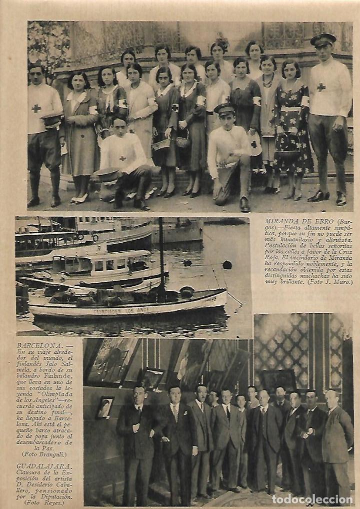 Collezionismo: A&Ntilde;O 1931 RECORTE PRENSA MIRANDA DE EBRO FIESTA DE LA CRUZ ROJA