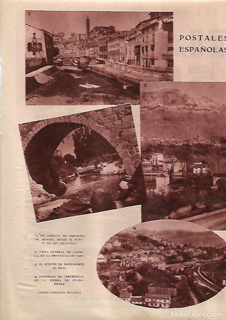 Sammelleidenschaft Papier: A&Ntilde;O 1930 RECORTE PRENSA FOTOGRAFIA TARAZONA DE ARAGON CAZORLA JAEN MANZANARES EL REAL CERCEDILLA