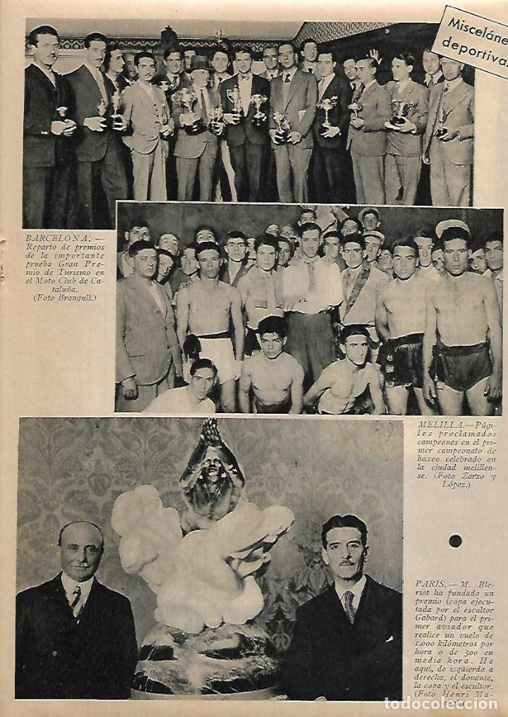 Collecting paper: A&Ntilde;O 1931 RECORTE PRENSA MELILLA PRIMER CAMPEONATO DE BOXEO CAMPEONES PUBLICIDAD MAIZENA