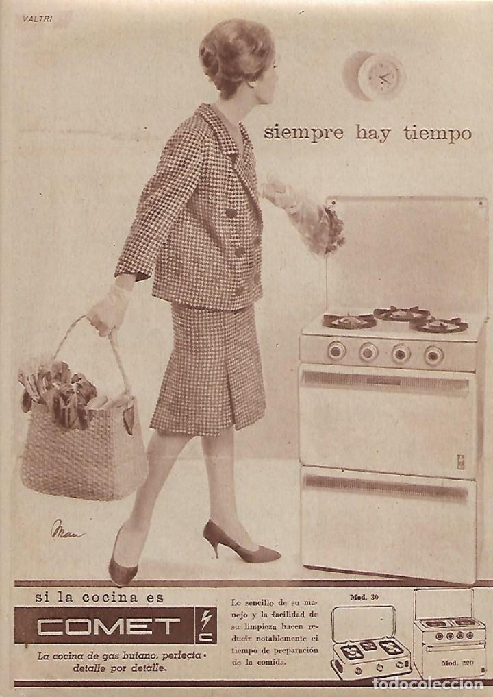 Collectionnisme: A&Ntilde;O 1962 RECORTE PRENSA PUBLICIDAD ELECTRODOMESTICOS COCINA COMET