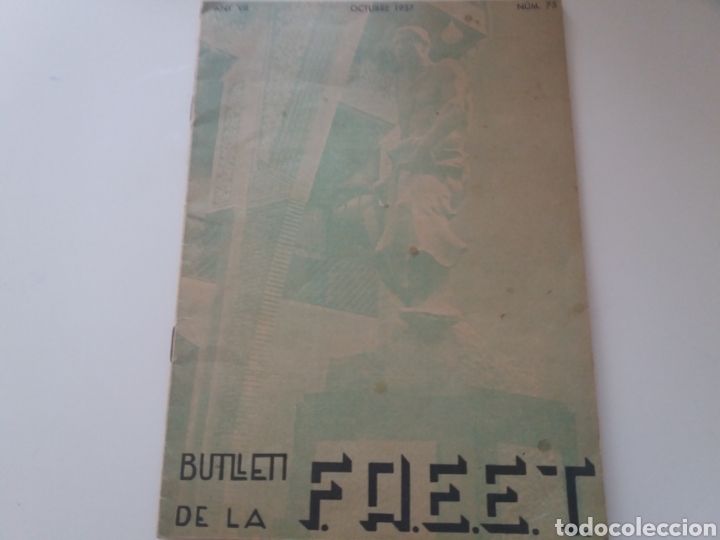Coleccionismo: Bolet&iacute;n FAEET, n 75. GUERRA CIVIL. 1937.