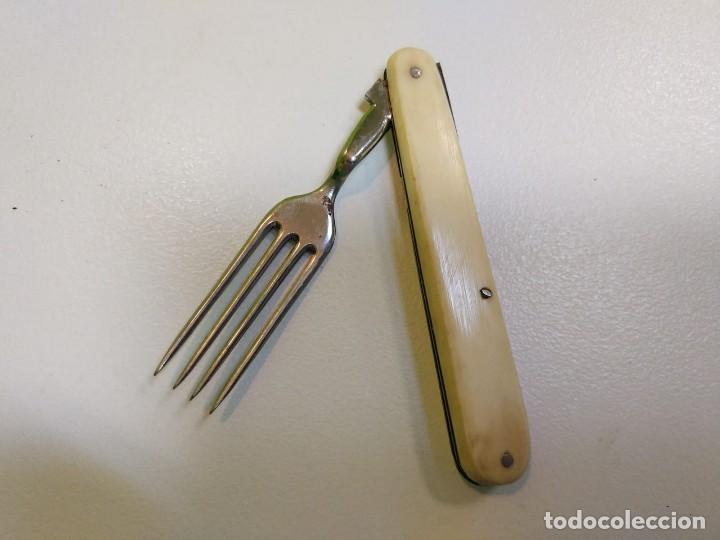Coleccionismo: Estuche de picnic antiguo - Foto 8
