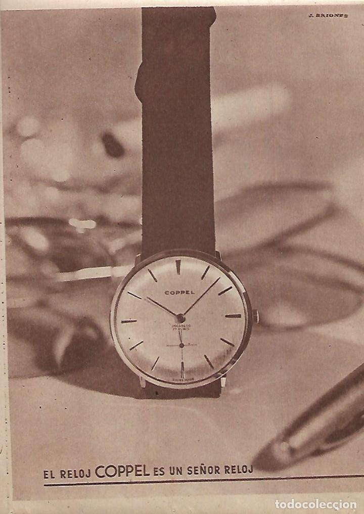 Colecionismo: A&Ntilde;O 1960 RECORTE PRENSA PUBLICIDAD RELOJ COPPEL