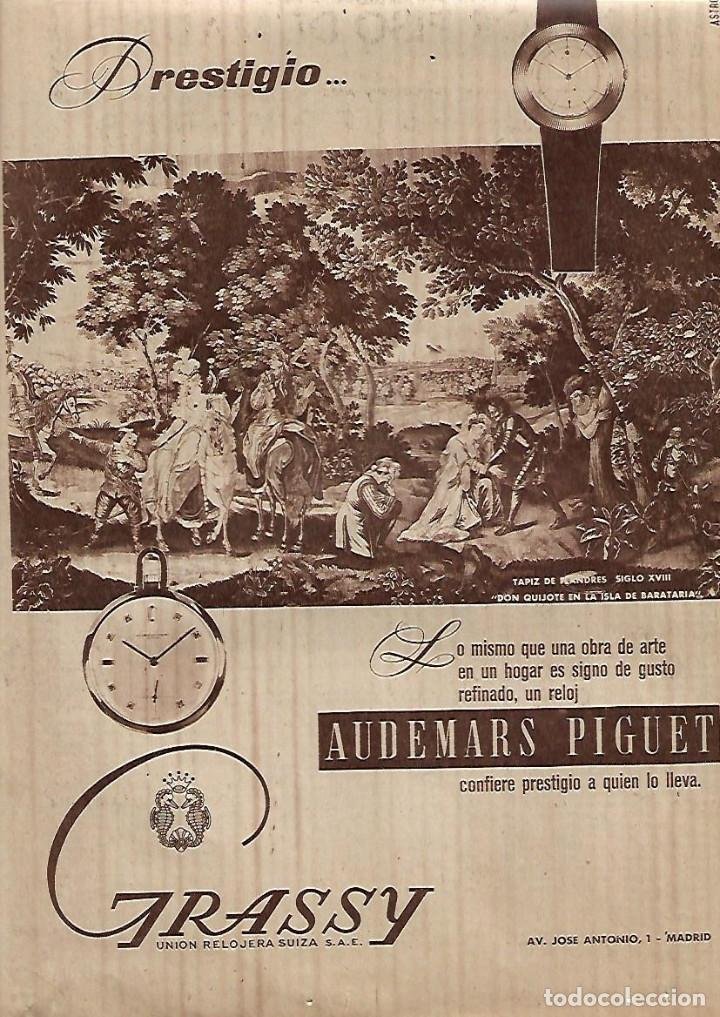 año 1960 recorte prensa publicidad reloj reloje - Buy Antique sheets of  paper, programs and other documents on todocoleccion