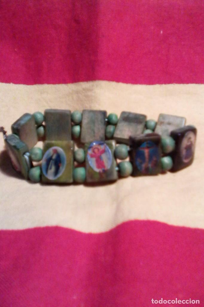 Coleccionismo: PULSERA SANTORAL - DEVOCIONARIO . - Foto 1