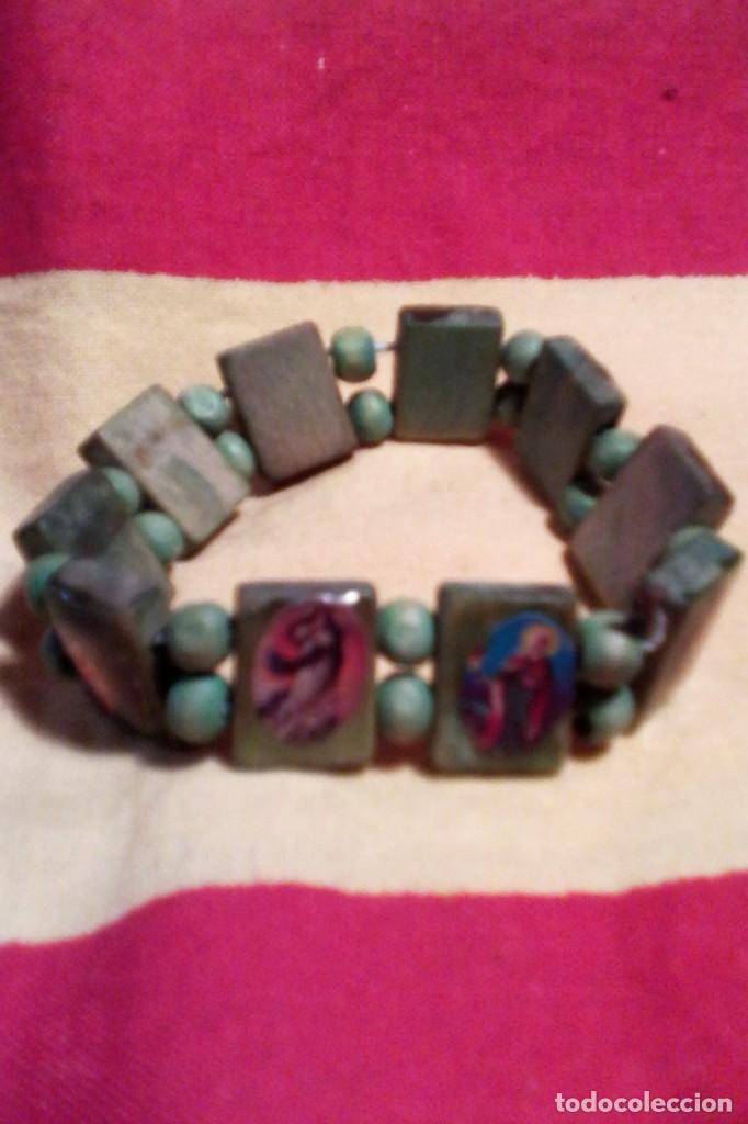 Coleccionismo: PULSERA SANTORAL - DEVOCIONARIO . - Foto 2