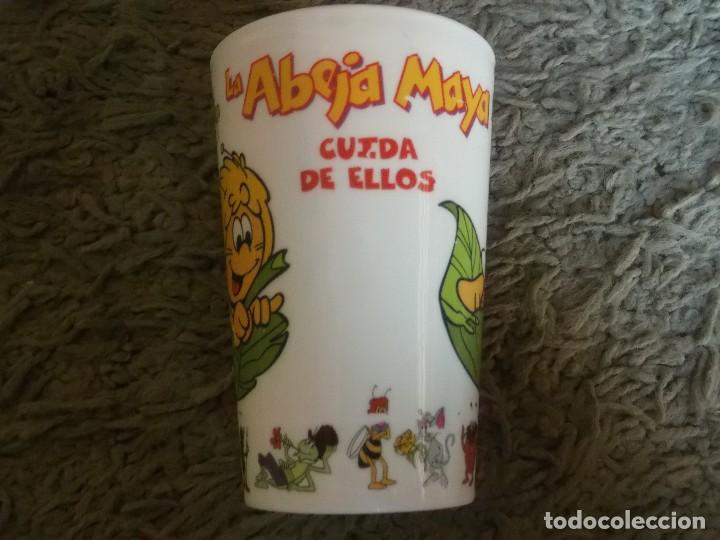 Coleccionismo: VASO DE LA SERIE DE TV LA ABEJA MAYA CON TODOS SUS PERSONAJES
