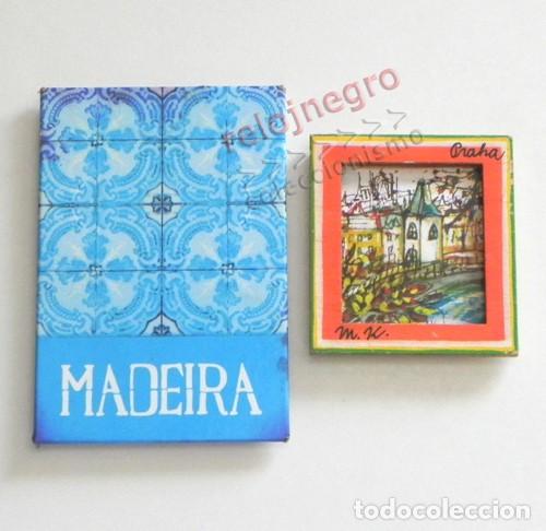 Coleccionismo: LOTE IMANES DE NEVERA - MADEIRA / PRAGA - RECUERDO - IM&Aacute;N - REP&Uacute;BLICA CHECA / ISLA DE PORTUGAL