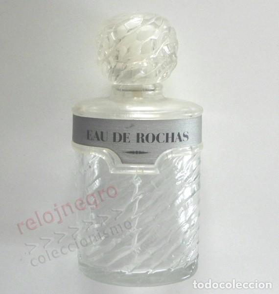 Coleccionismo: FRASCO DE EAU DE ROCHAS - VAC&Iacute;O - BOTELLA DE COLONIA - 14 CM - BOTE DE CRISTAL - LEER DESCRIPCI&Oacute;N