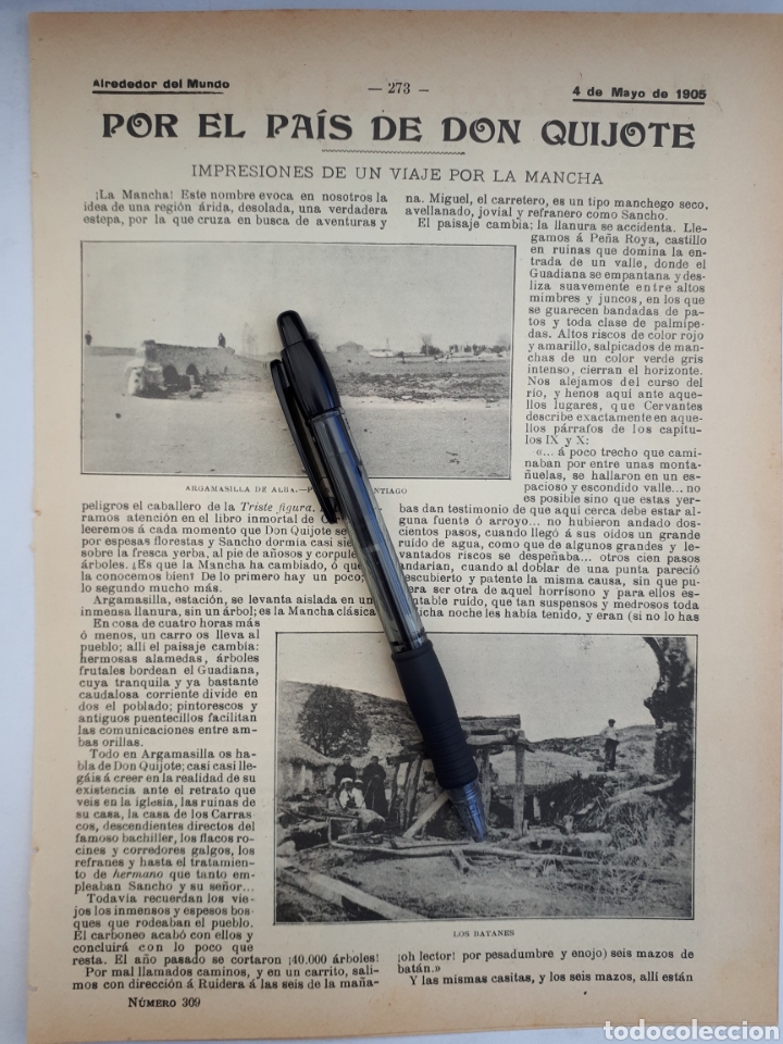 Por El País De Don Quijote Impresiones De Un Viaje Por La Mancha 1905 - 