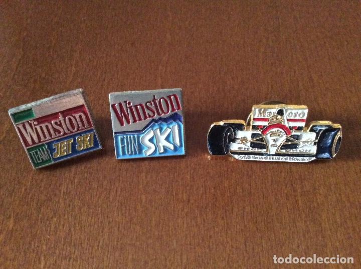 Coleccionismo: Pins Winston y Marlboro - Foto 1