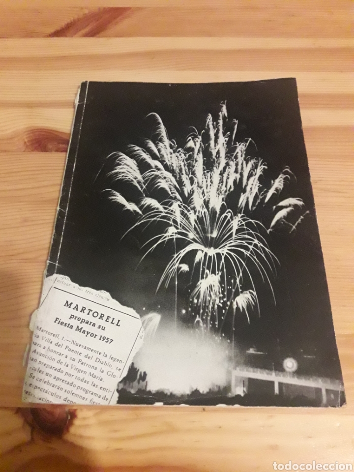 Coleccionismo: Librillo Martorell Fiesta Mayor 1957 muchoas anuncios Rubricatus Rocalla Martex Artis