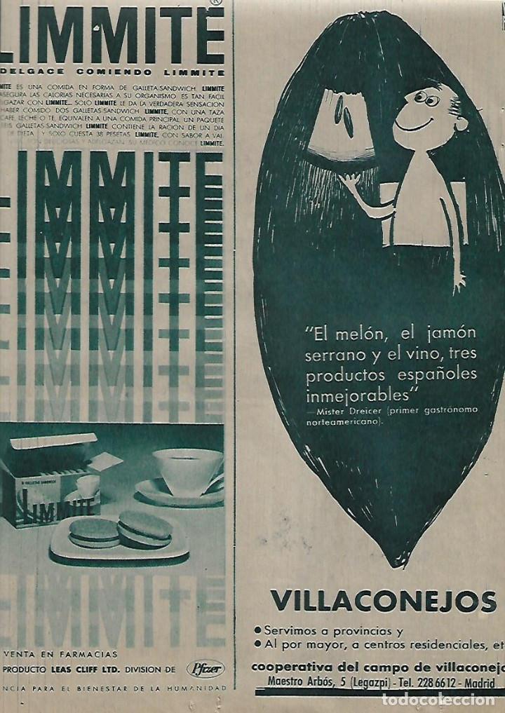 Coleccionismo: A&Ntilde;O 1962 RECORTE PRENSA PUBLICIDAD COOPERATIVA DEL CAMPO DE VILLACONEJOS