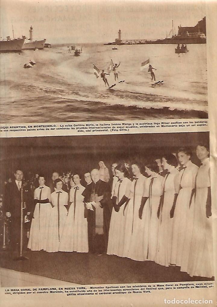 Collectionnisme: A&Ntilde;O 1957 RECORTE PRENSA MASA CORAL DE PAMPLONA EN NUEVA YORK