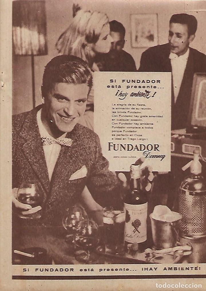 Collezionismo: A&Ntilde;O 1960 RECORTE PRENSA PUBLICIDAD BEBIDAS FUNDADOR DETERGENTE MISTOL