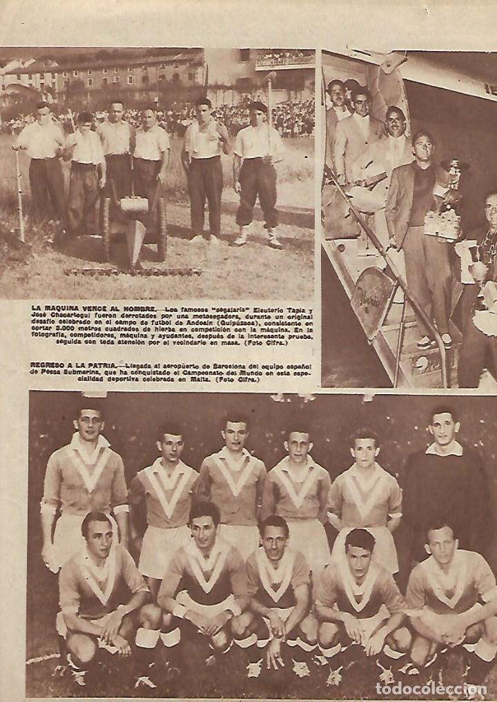 Collectionnisme: A&Ntilde;O 1959 ANDOAIN SEGALARI ELEUTERIO TAPIA JOSE CHACARTEGUI DESAFIO CORTAR HIERBA MOTOSEGADORA