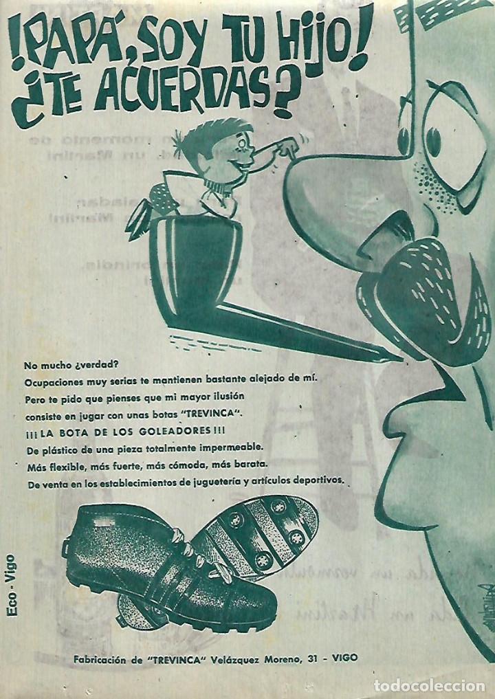 Collectionnisme: A&Ntilde;O 1962 RECORTE PRENSA PUBLICIDAD CALZADO DEPORTIVO BOTA BOTAS TREVINCA